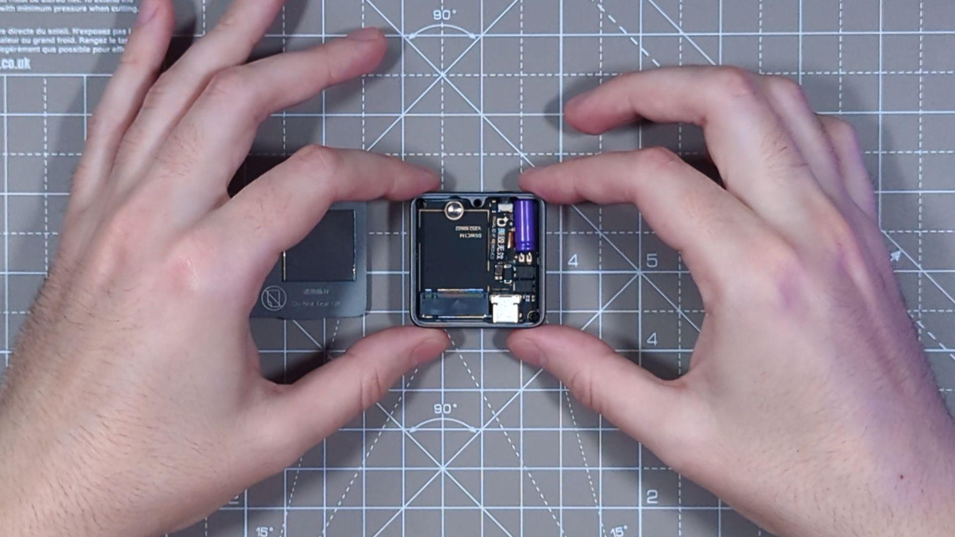 Installing the NVMe inside the case